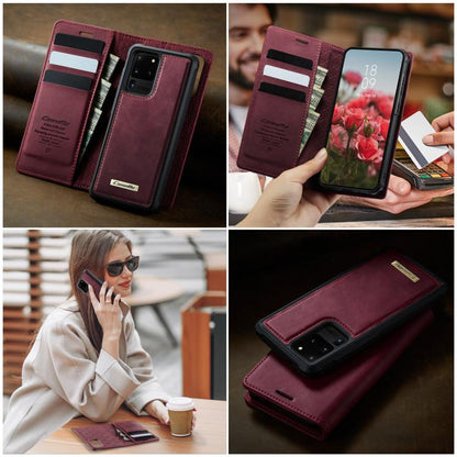 CaseMe C49 Magnetic RFID Blocking Detachable Wallet Leather Phone Case, For Samsung Galaxy S20 Ultra, For Samsung Galaxy S20, For Samsung Galaxy S20+, For Samsung Galaxy A17, For Samsung Galaxy S24 / S25, For Samsung Galaxy S24+ / S25+                 ...