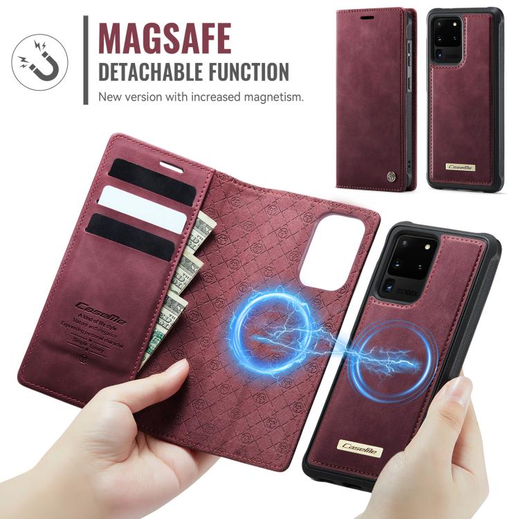 CaseMe C49 Magnetic RFID Blocking Detachable Wallet Leather Phone Case, For Samsung Galaxy S20 Ultra, For Samsung Galaxy S20, For Samsung Galaxy S20+, For Samsung Galaxy A17, For Samsung Galaxy S24 / S25, For Samsung Galaxy S24+ / S25+                 ...