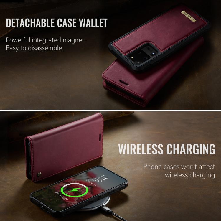 CaseMe C49 Magnetic RFID Blocking Detachable Wallet Leather Phone Case, For Samsung Galaxy S20 Ultra, For Samsung Galaxy S20, For Samsung Galaxy S20+, For Samsung Galaxy A17, For Samsung Galaxy S24 / S25, For Samsung Galaxy S24+ / S25+                 ...