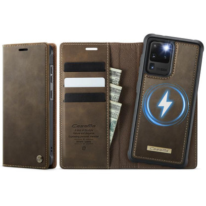 CaseMe C49 Magnetic RFID Blocking Detachable Wallet Leather Phone Case, For Samsung Galaxy S20 Ultra, For Samsung Galaxy S20, For Samsung Galaxy S20+, For Samsung Galaxy A17, For Samsung Galaxy S24 / S25, For Samsung Galaxy S24+ / S25+                 ...