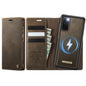 CaseMe C49 Magnetic RFID Blocking Detachable Wallet Leather Phone Case, For Samsung Galaxy S20 Ultra, For Samsung Galaxy S20, For Samsung Galaxy S20+, For Samsung Galaxy A17, For Samsung Galaxy S24 / S25, For Samsung Galaxy S24+ / S25+                 ...