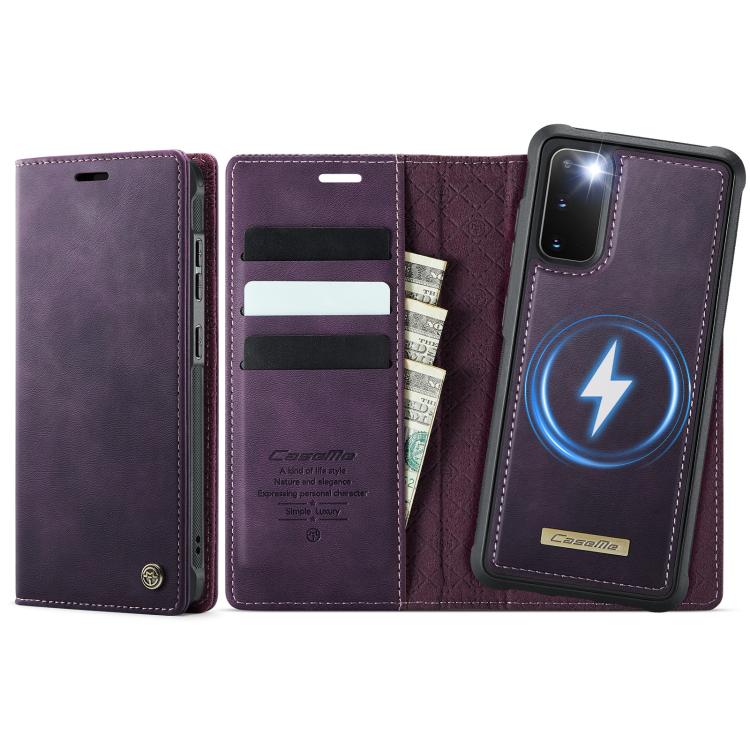 CaseMe C49 Magnetic RFID Blocking Detachable Wallet Leather Phone Case, For Samsung Galaxy S20 Ultra, For Samsung Galaxy S20, For Samsung Galaxy S20+, For Samsung Galaxy A17, For Samsung Galaxy S24 / S25, For Samsung Galaxy S24+ / S25+                 ...