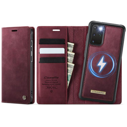 CaseMe C49 Magnetic RFID Blocking Detachable Wallet Leather Phone Case, For Samsung Galaxy S20 Ultra, For Samsung Galaxy S20, For Samsung Galaxy S20+, For Samsung Galaxy A17, For Samsung Galaxy S24 / S25, For Samsung Galaxy S24+ / S25+                 ...