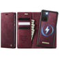 CaseMe C49 Magnetic RFID Blocking Detachable Wallet Leather Phone Case, For Samsung Galaxy S20 Ultra, For Samsung Galaxy S20, For Samsung Galaxy S20+, For Samsung Galaxy A17, For Samsung Galaxy S24 / S25, For Samsung Galaxy S24+ / S25+                 ...
