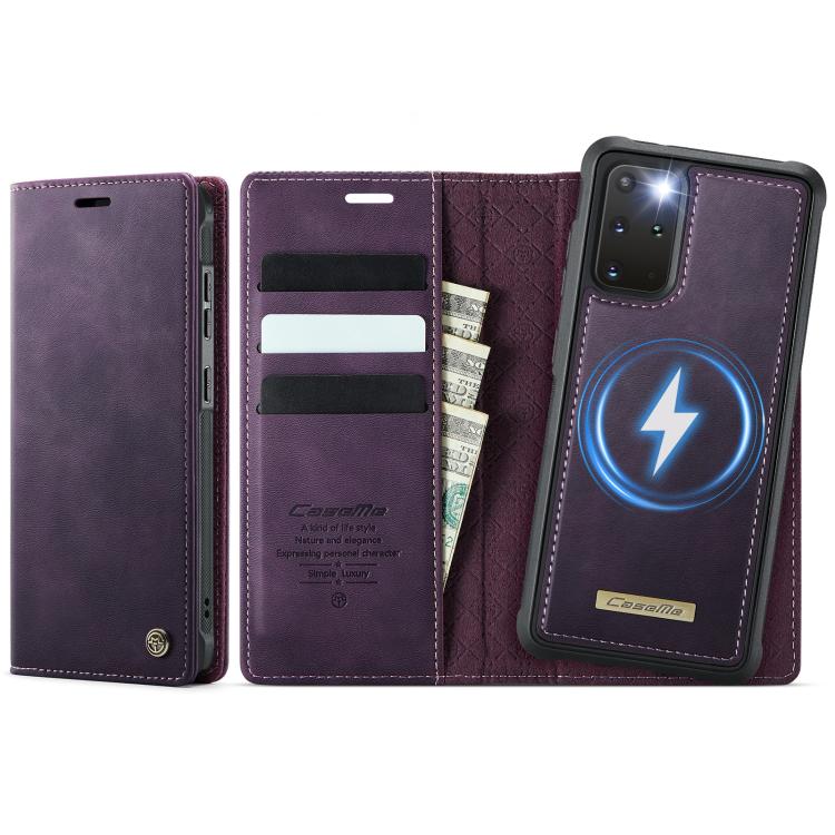 CaseMe C49 Magnetic RFID Blocking Detachable Wallet Leather Phone Case, For Samsung Galaxy S20 Ultra, For Samsung Galaxy S20, For Samsung Galaxy S20+, For Samsung Galaxy A17, For Samsung Galaxy S24 / S25, For Samsung Galaxy S24+ / S25+                 ...