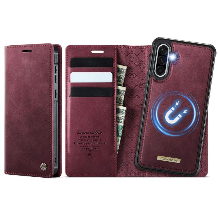 CaseMe C49 Magnetic RFID Blocking Detachable Wallet Leather Phone Case, For Samsung Galaxy S26+ 5G, For Samsung Galaxy S26 Ultra 5G, For Samsung Galaxy S26 5G, For Samsung Galaxy S25 FE 5G, For Samsung Galaxy S25 Edge 5G, For Samsung Galaxy A56 5G     ...