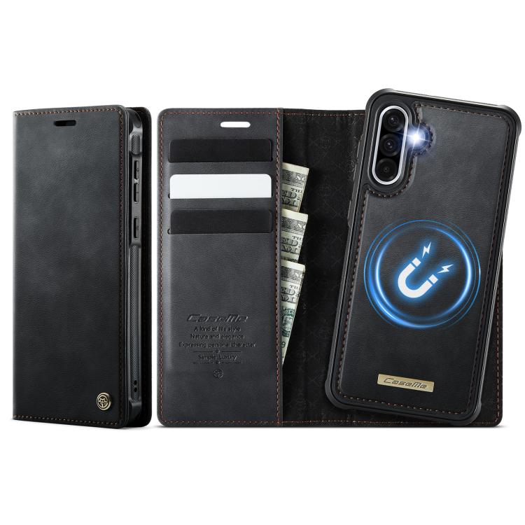 CaseMe C49 Magnetic RFID Blocking Detachable Wallet Leather Phone Case, For Samsung Galaxy S26+ 5G, For Samsung Galaxy S26 Ultra 5G, For Samsung Galaxy S26 5G, For Samsung Galaxy S25 FE 5G, For Samsung Galaxy S25 Edge 5G, For Samsung Galaxy A56 5G     ...