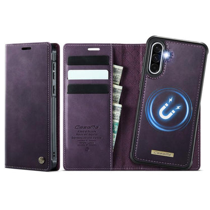 CaseMe C49 Magnetic RFID Blocking Detachable Wallet Leather Phone Case, For Galaxy S26 FE 5G, For Samsung Galaxy S26+ 5G, For Samsung Galaxy S26 Ultra 5G, For Samsung Galaxy S26 5G, For Samsung Galaxy A57 5G, For Galaxy S25 FE                          ...