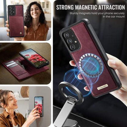 CaseMe C49 Magnetic RFID Blocking Detachable Wallet Leather Phone Case, For Samsung Galaxy A52 / A52s