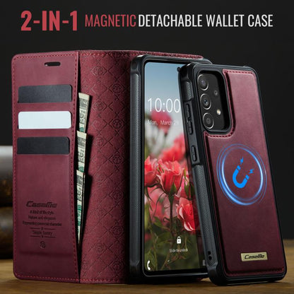 CaseMe C49 Magnetic RFID Blocking Detachable Wallet Leather Phone Case, For Samsung Galaxy A52 / A52s