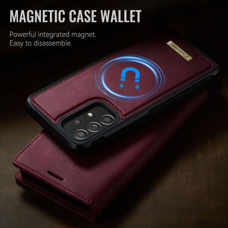 CaseMe C49 Magnetic RFID Blocking Detachable Wallet Leather Phone Case, For Samsung Galaxy A52 / A52s