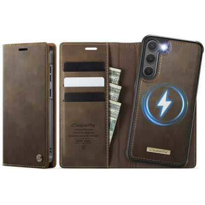 CaseMe C49 Magnetic RFID Blocking Detachable Wallet Leather Phone Case, For Samsung Galaxy A16 5G, For Samsung Galaxy S24 FE 5G, For Samsung Galaxy S24 Ultra 5G, For Samsung Galaxy A15, For Samsung Galaxy S23 FE 5G, For Samsung Galaxy A54 5G           ...