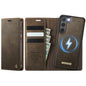 CaseMe C49 Magnetic RFID Blocking Detachable Wallet Leather Phone Case, For Samsung Galaxy A16 5G, For Samsung Galaxy S24 FE 5G, For Samsung Galaxy S24 Ultra 5G, For Samsung Galaxy A15, For Samsung Galaxy S23 FE 5G, For Samsung Galaxy A54 5G           ...