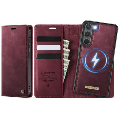 CaseMe C49 Magnetic RFID Blocking Detachable Wallet Leather Phone Case, For Samsung Galaxy A16 5G, For Samsung Galaxy S24 FE 5G, For Samsung Galaxy S24 Ultra 5G, For Samsung Galaxy A15, For Samsung Galaxy S23 FE 5G, For Samsung Galaxy A54 5G           ...