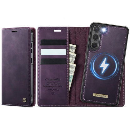CaseMe C49 Magnetic RFID Blocking Detachable Wallet Leather Phone Case, For Samsung Galaxy A16 5G, For Samsung Galaxy S24 FE 5G, For Samsung Galaxy S24 Ultra 5G, For Samsung Galaxy A15, For Samsung Galaxy S23 FE 5G, For Samsung Galaxy A54 5G           ...