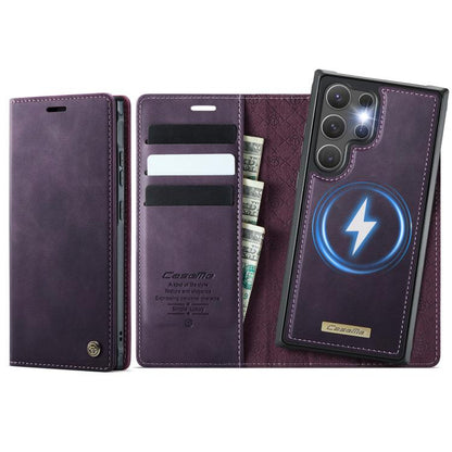 CaseMe C49 Magnetic RFID Blocking Detachable Wallet Leather Phone Case, For Samsung Galaxy A16 5G, For Samsung Galaxy S24 FE 5G, For Samsung Galaxy S24 Ultra 5G, For Samsung Galaxy A15, For Samsung Galaxy S23 FE 5G, For Samsung Galaxy A54 5G           ...