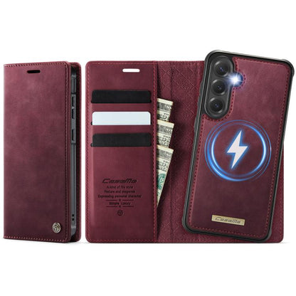 CaseMe C49 Magnetic RFID Blocking Detachable Wallet Leather Phone Case, For Samsung Galaxy A16 5G, For Samsung Galaxy S24 FE 5G, For Samsung Galaxy S24 Ultra 5G, For Samsung Galaxy A15, For Samsung Galaxy S23 FE 5G, For Samsung Galaxy A54 5G           ...
