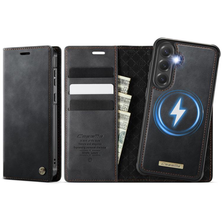CaseMe C49 Magnetic RFID Blocking Detachable Wallet Leather Phone Case, For Samsung Galaxy A16 5G, For Samsung Galaxy S24 FE 5G, For Samsung Galaxy S24 Ultra 5G, For Samsung Galaxy A15, For Samsung Galaxy S23 FE 5G, For Samsung Galaxy A54 5G           ...