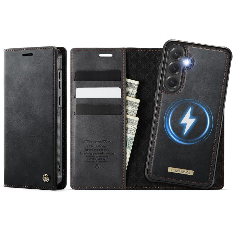 CaseMe C49 Magnetic RFID Blocking Detachable Wallet Leather Phone Case, For Samsung Galaxy A16 5G, For Samsung Galaxy S24 FE 5G, For Samsung Galaxy S24 Ultra 5G, For Samsung Galaxy A15, For Samsung Galaxy S23 FE 5G, For Samsung Galaxy A54 5G           ...