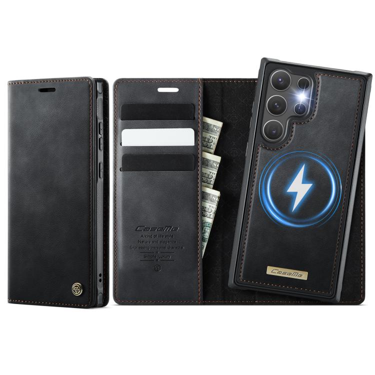 CaseMe C49 Magnetic RFID Blocking Detachable Wallet Leather Phone Case, For Samsung Galaxy S26+ 5G, For Samsung Galaxy S26 Ultra 5G, For Samsung Galaxy S26 5G, For Samsung Galaxy S25 FE 5G, For Samsung Galaxy S25 Edge 5G, For Samsung Galaxy A56 5G     ...