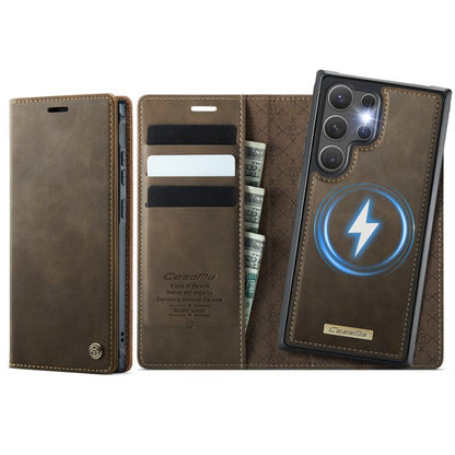 CaseMe C49 Magnetic RFID Blocking Detachable Wallet Leather Phone Case, For Galaxy S26 FE 5G, For Samsung Galaxy S26+ 5G, For Samsung Galaxy S26 Ultra 5G, For Samsung Galaxy S26 5G, For Samsung Galaxy A57 5G, For Galaxy S25 FE                          ...