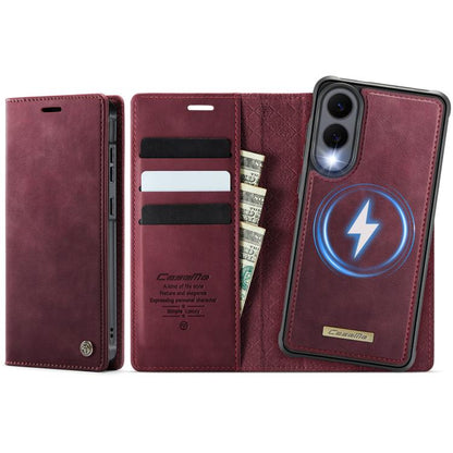 CaseMe C49 Magnetic RFID Blocking Detachable Wallet Leather Phone Case, For Galaxy S26 FE 5G, For Samsung Galaxy S26+ 5G, For Samsung Galaxy S26 Ultra 5G, For Samsung Galaxy S26 5G, For Samsung Galaxy A57 5G, For Galaxy S25 FE                          ...