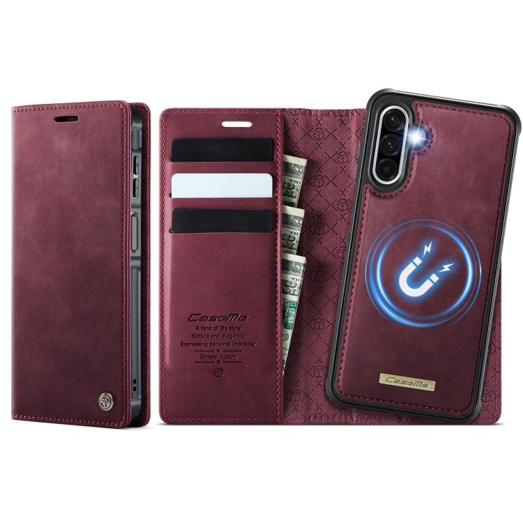 CaseMe C49 Magnetic RFID Blocking Detachable Wallet Leather Phone Case, For Samsung Galaxy S20 Ultra, For Samsung Galaxy S20, For Samsung Galaxy S20+, For Samsung Galaxy A17, For Samsung Galaxy S24 / S25, For Samsung Galaxy S24+ / S25+                 ...