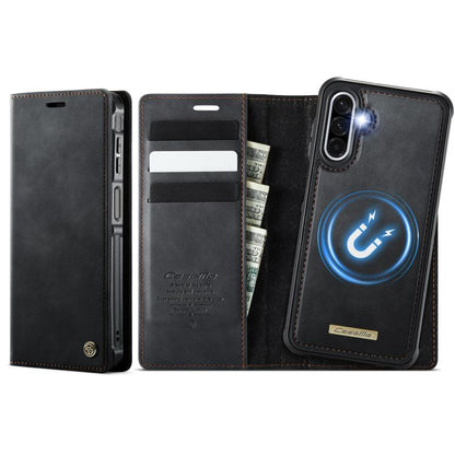 CaseMe C49 Magnetic RFID Blocking Detachable Wallet Leather Phone Case, For Samsung Galaxy S20 Ultra, For Samsung Galaxy S20, For Samsung Galaxy S20+, For Samsung Galaxy A17, For Samsung Galaxy S24 / S25, For Samsung Galaxy S24+ / S25+                 ...