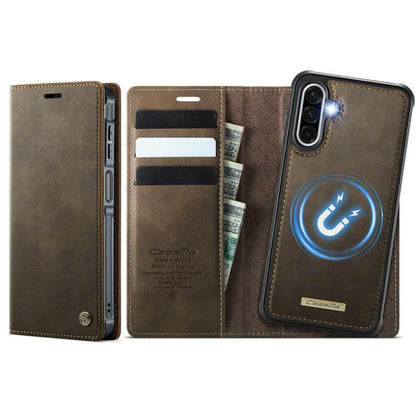 CaseMe C49 Magnetic RFID Blocking Detachable Wallet Leather Phone Case, For Samsung Galaxy S20 Ultra, For Samsung Galaxy S20, For Samsung Galaxy S20+, For Samsung Galaxy A17, For Samsung Galaxy S24 / S25, For Samsung Galaxy S24+ / S25+                 ...
