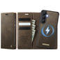 CaseMe C49 Magnetic RFID Blocking Detachable Wallet Leather Phone Case, For Galaxy S26 FE 5G, For Samsung Galaxy S26+ 5G, For Samsung Galaxy S26 Ultra 5G, For Samsung Galaxy S26 5G, For Samsung Galaxy A57 5G, For Galaxy S25 FE                          ...