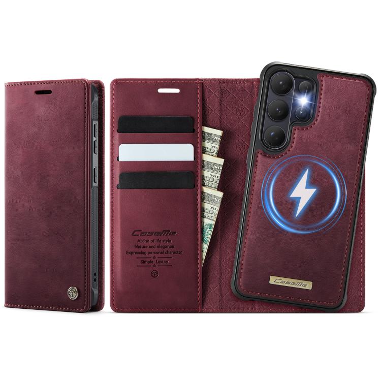 CaseMe C49 Magnetic RFID Blocking Detachable Wallet Leather Phone Case, For Galaxy S26 FE 5G, For Samsung Galaxy S26+ 5G, For Samsung Galaxy S26 Ultra 5G, For Samsung Galaxy S26 5G, For Samsung Galaxy A57 5G, For Galaxy S25 FE                          ...