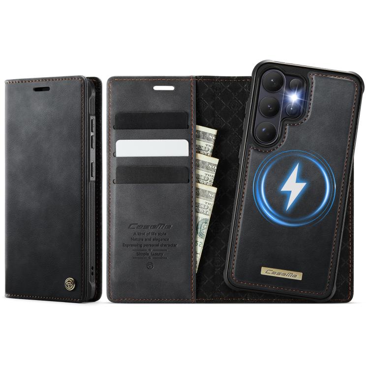 CaseMe C49 Magnetic RFID Blocking Detachable Wallet Leather Phone Case, For Samsung Galaxy S26+ 5G, For Samsung Galaxy S26 Ultra 5G, For Samsung Galaxy S26 5G, For Samsung Galaxy S25 FE 5G, For Samsung Galaxy S25 Edge 5G, For Samsung Galaxy A56 5G     ...