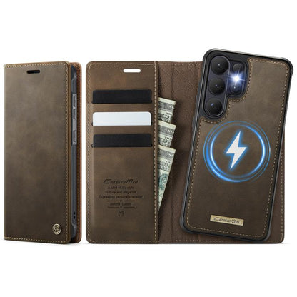 CaseMe C49 Magnetic RFID Blocking Detachable Wallet Leather Phone Case, For Galaxy S26 FE 5G, For Samsung Galaxy S26+ 5G, For Samsung Galaxy S26 Ultra 5G, For Samsung Galaxy S26 5G, For Samsung Galaxy A57 5G, For Galaxy S25 FE                          ...