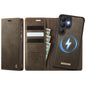 CaseMe C49 Magnetic RFID Blocking Detachable Wallet Leather Phone Case, For Galaxy S26 FE 5G, For Samsung Galaxy S26+ 5G, For Samsung Galaxy S26 Ultra 5G, For Samsung Galaxy S26 5G, For Samsung Galaxy A57 5G, For Galaxy S25 FE                          ...
