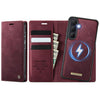 CaseMe C49 Magnetic RFID Blocking Detachable Wallet Leather Phone Case, For Galaxy S26 FE 5G, For Samsung Galaxy S26+ 5G, For Samsung Galaxy S26 Ultra 5G, For Samsung Galaxy S26 5G, For Samsung Galaxy A57 5G, For Galaxy S25 FE                          ...