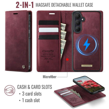 CaseMe C49 Magnetic RFID Blocking Detachable Wallet Leather Phone Case, For Galaxy S26 FE 5G, For Samsung Galaxy S26+ 5G, For Samsung Galaxy S26 Ultra 5G, For Samsung Galaxy S26 5G, For Samsung Galaxy A57 5G, For Galaxy S25 FE                          ...
