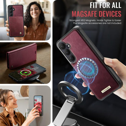 CaseMe C49 Magnetic RFID Blocking Detachable Wallet Leather Phone Case, For Galaxy S26 FE 5G, For Samsung Galaxy S26+ 5G, For Samsung Galaxy S26 Ultra 5G, For Samsung Galaxy S26 5G, For Samsung Galaxy A57 5G, For Galaxy S25 FE                          ...