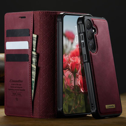 CaseMe C49 Magnetic RFID Blocking Detachable Wallet Leather Phone Case, For Galaxy S26 FE 5G, For Samsung Galaxy S26+ 5G, For Samsung Galaxy S26 Ultra 5G, For Samsung Galaxy S26 5G, For Samsung Galaxy A57 5G, For Galaxy S25 FE                          ...