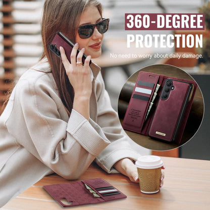 CaseMe C49 Magnetic RFID Blocking Detachable Wallet Leather Phone Case, For Galaxy S26 FE 5G, For Samsung Galaxy S26+ 5G, For Samsung Galaxy S26 Ultra 5G, For Samsung Galaxy S26 5G, For Samsung Galaxy A57 5G, For Galaxy S25 FE                          ...