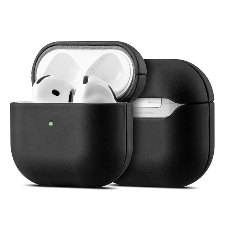 Crazy Horse Genuine Leather Earbuds Protective Case