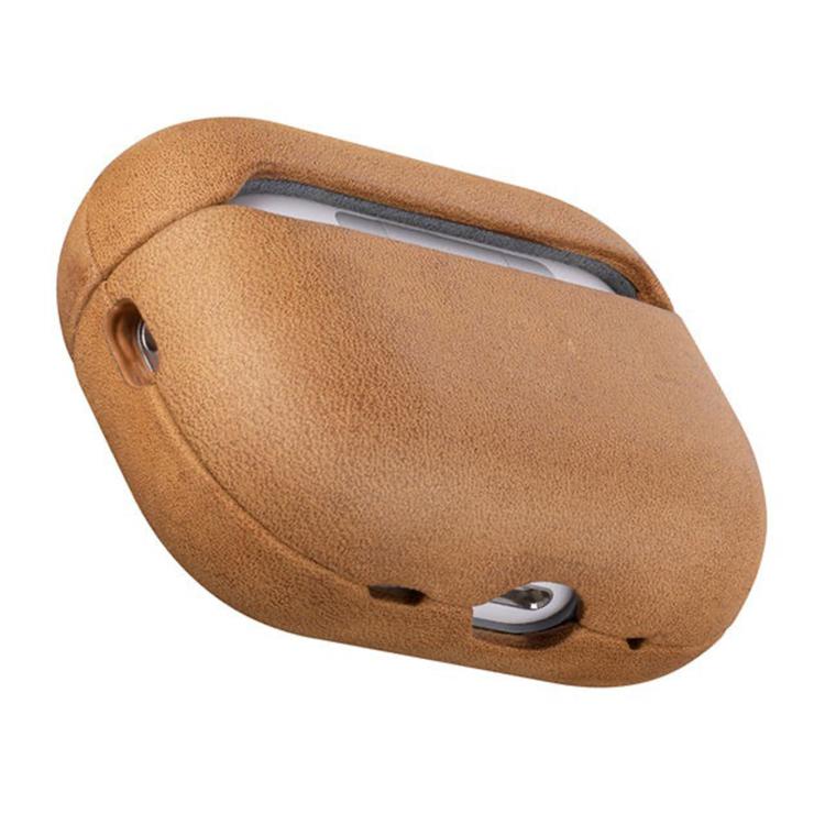 Crazy Horse Genuine Leather Earbuds Protective Case