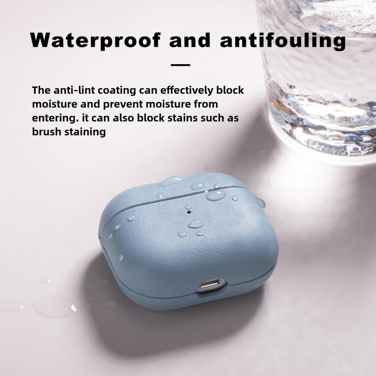 Full-grain Genuine Leather Earbuds Protective Case