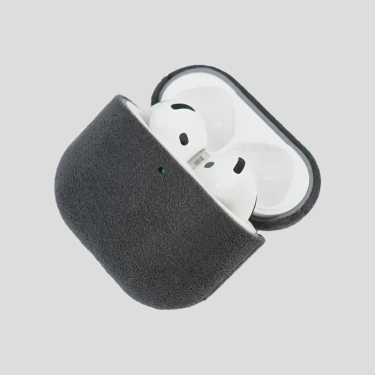 Nubuck Genuine Leather Earbuds Protective Case