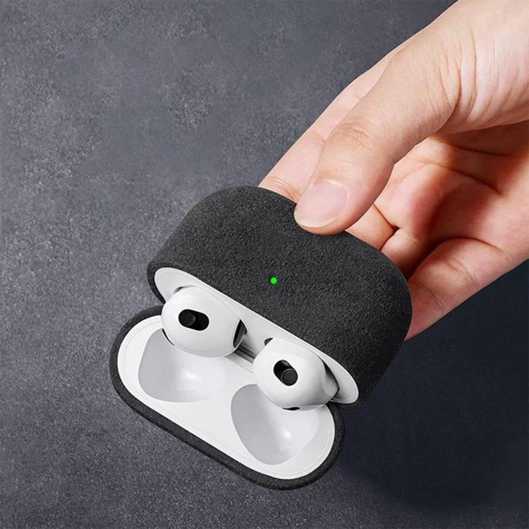 Nubuck Genuine Leather Earbuds Protective Case