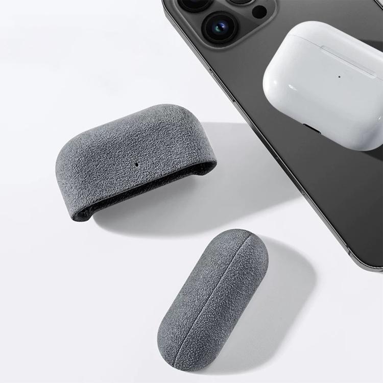 Nubuck Genuine Leather Earbuds Protective Case