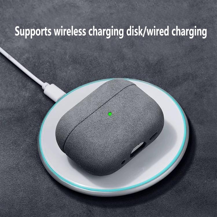 Nubuck Genuine Leather Earbuds Protective Case