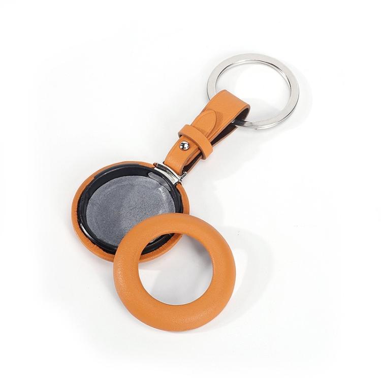 Genuine Leather Shockproof Anti-scratch Protective Case Cover with Keychain