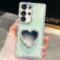 Diamond Glitter Mirror Heart Holder Phone Case, For Samsung Galaxy S25 5G, For Samsung Galaxy S25+ 5G, For Samsung Galaxy S25 Ultra 5G, For Samsung Galaxy A16 5G, For Samsung Galaxy S24 FE 5G, For Samsung Galaxy A15 5G, For Samsung Galaxy A55 5G       ...