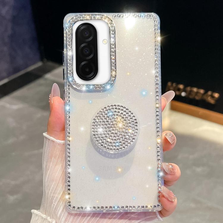 Diamond Glitter Diamond Round Holder Phone Case, : For Samsung Galaxy S26+ 5G, For Samsung Galaxy S26 Ultra 5G, For Samsung Galaxy S26 5G, For Samsung Galaxy A07 5G, For Samsung Galaxy A17 5G, For Samsung Galaxy A56 5G, For Samsung Galaxy A26 5G       ...