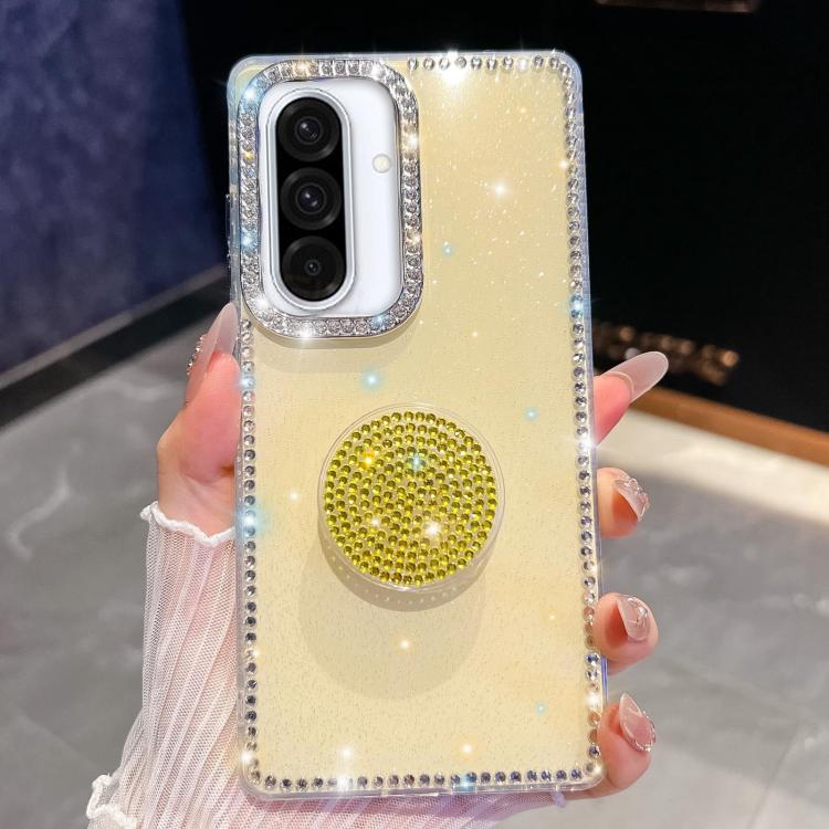 Diamond Glitter Diamond Round Holder Phone Case, : For Samsung Galaxy S26+ 5G, For Samsung Galaxy S26 Ultra 5G, For Samsung Galaxy S26 5G, For Samsung Galaxy A07 5G, For Samsung Galaxy A17 5G, For Samsung Galaxy A56 5G, For Samsung Galaxy A26 5G       ...